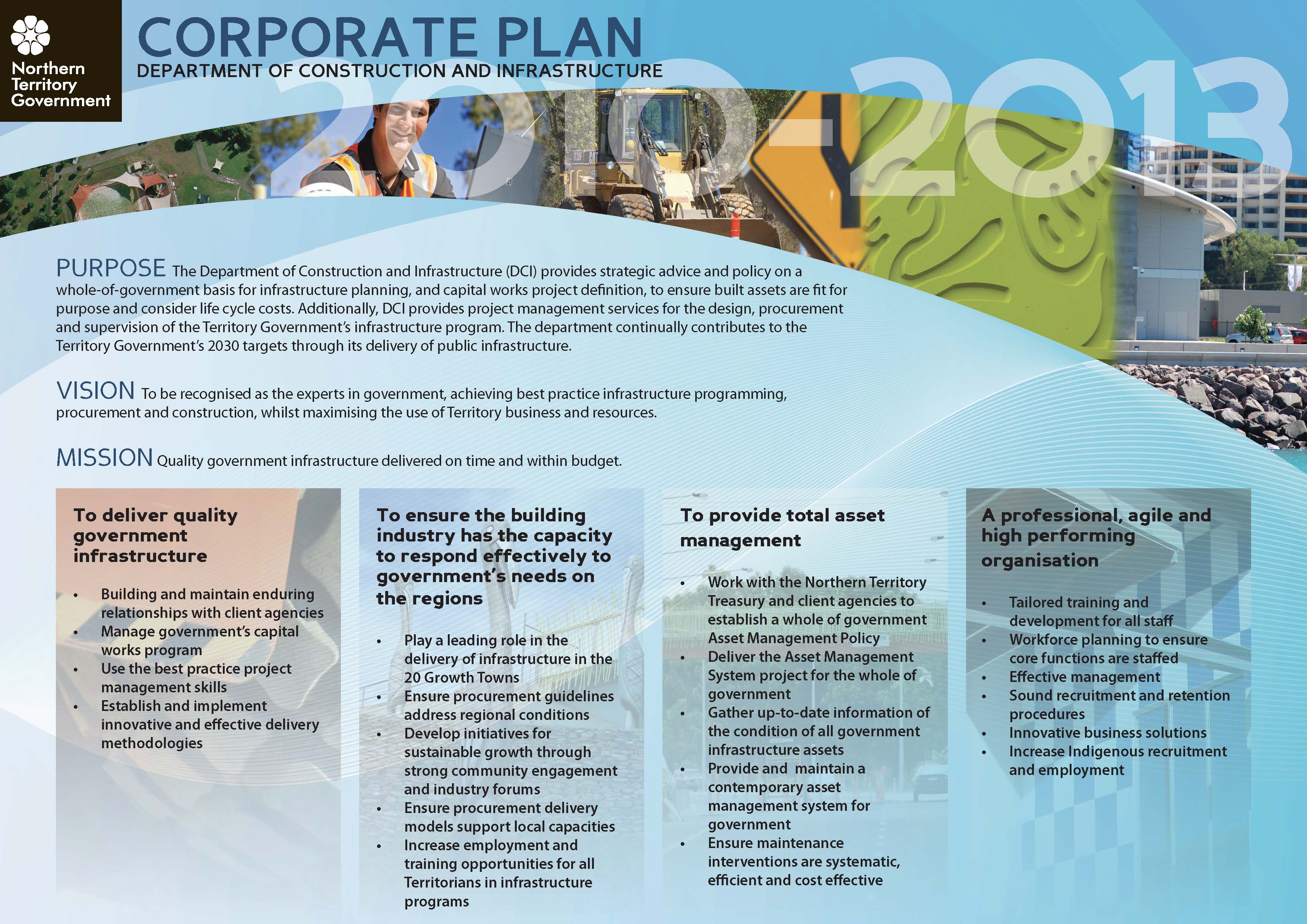 DCI Corporate Plan 2010-2013